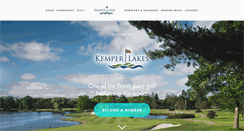Desktop Screenshot of kemperlakesgolf.com